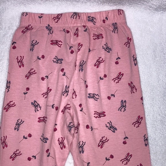 Painting red rhinos pink ballerina 100% cotton dress and leggings size 6/7 - Picture 11 of 11